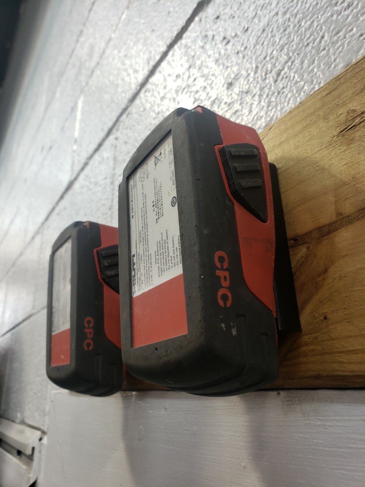 **2 Pack** Hilti B18 B22 18V 22V Locking Battery Holder Mount gallery