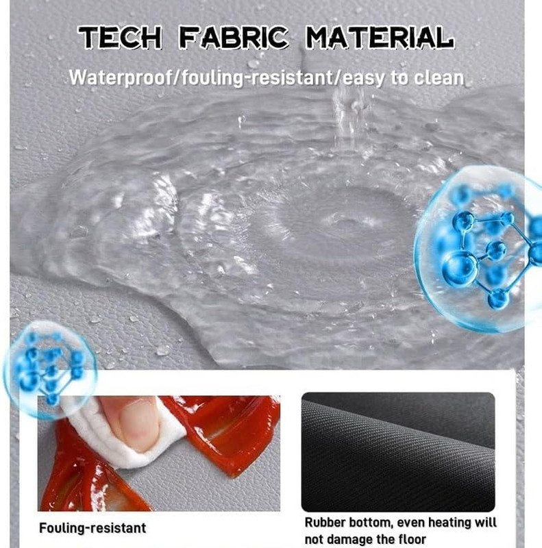 Heated Electric Floor Mat with Timer, 6 Temp Levels, Non-Slip & Easy to Clean gallery