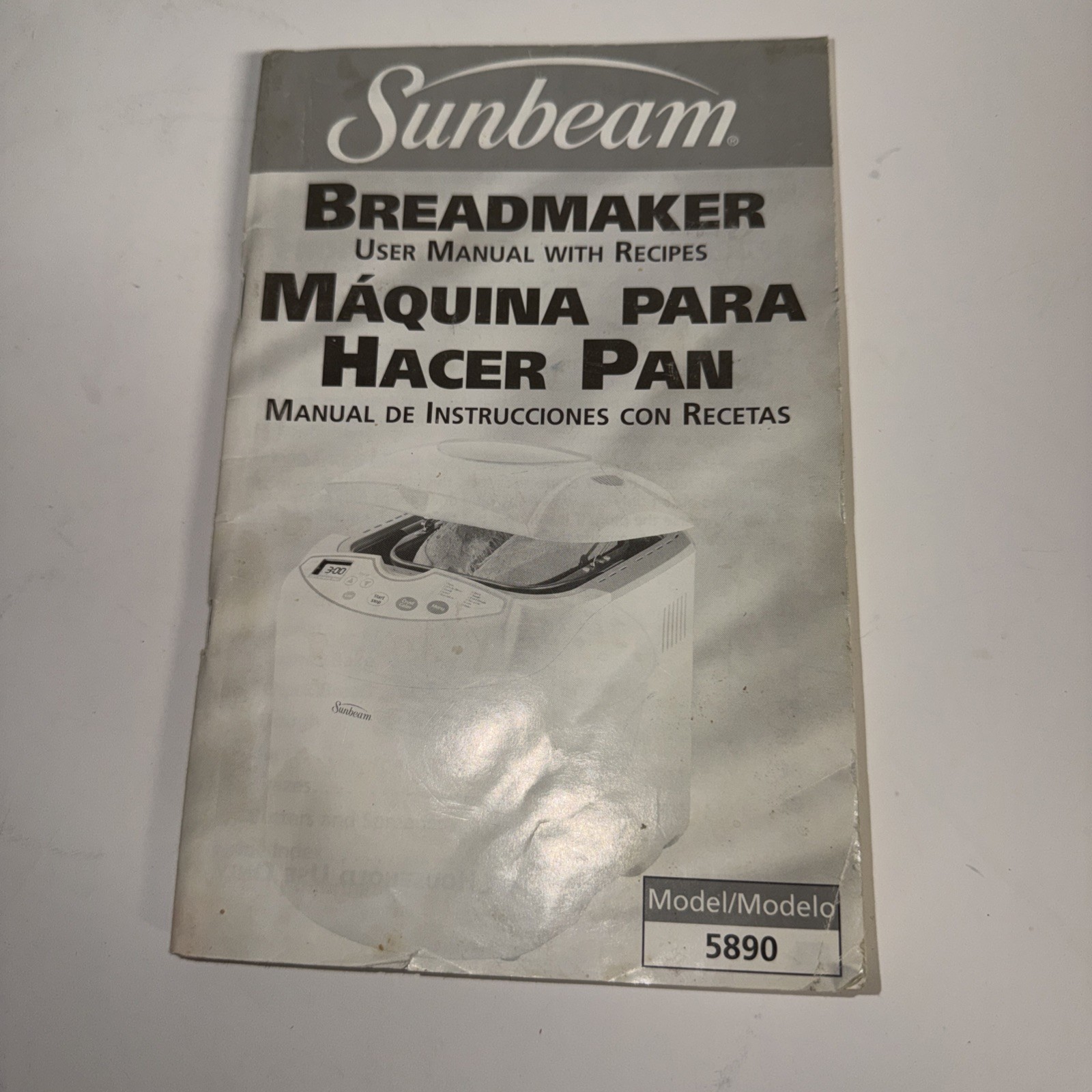 Sunbeam 5890 Breadmaker User Manual English And Spanish Instruction Recipes gallery