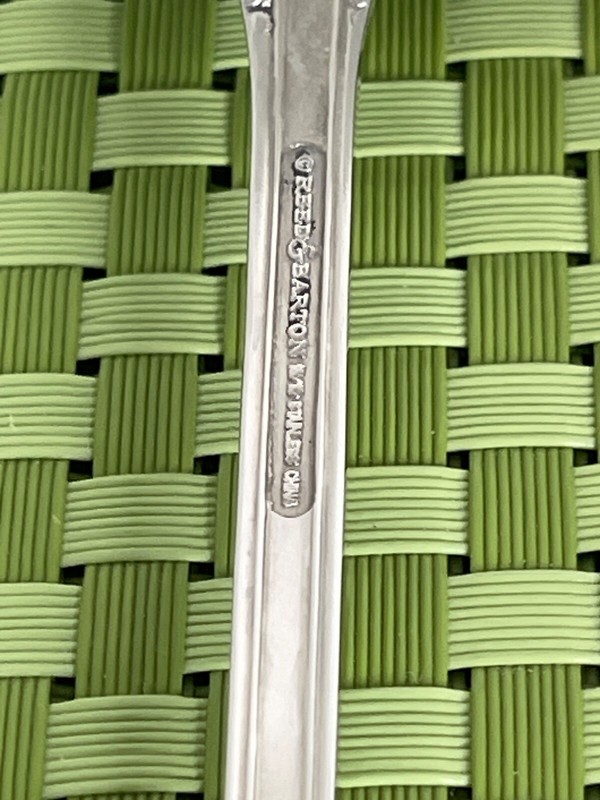 Reed & Barton RENAISSANCE Stainless 4 Iced Tea Spoons 18/10 Glossy Flatware gallery
