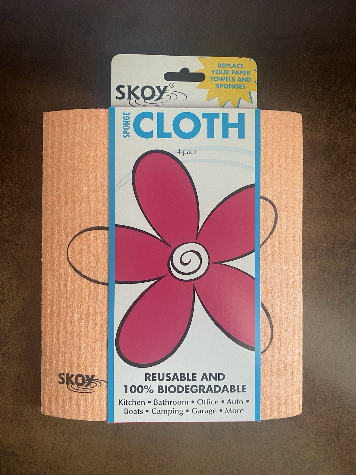 Skoy Cloth, 4-pack Versatile Swedish Dishcloths for 4-Pack, Colors May Vary gallery