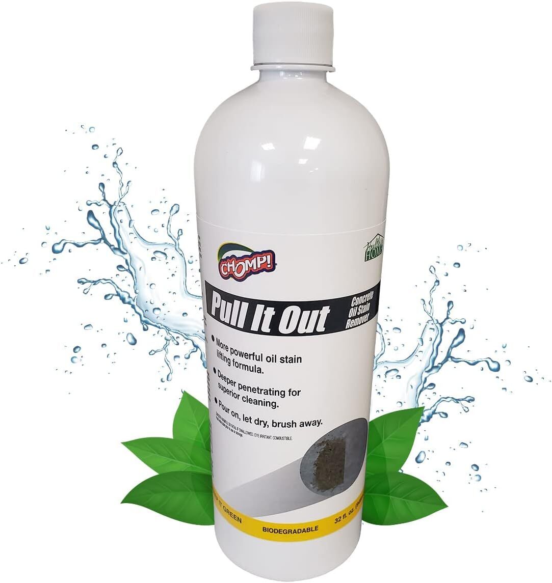 Chomp Pull It Out Oil/Stain Remover for Concrete, Grease, Remover for Garage ... gallery