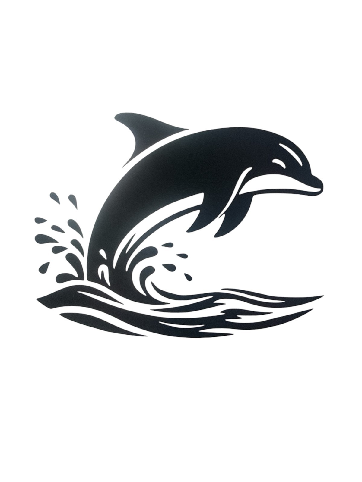 Dolphin splashing Decal for car Windows Laptops most Smooth Surfaces gallery