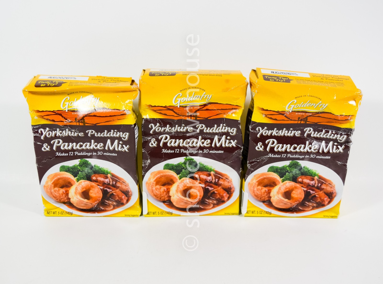 3 Goldenfry Yorkshire Pudding & Pancake Mix 5oz Box 08/2026 gallery