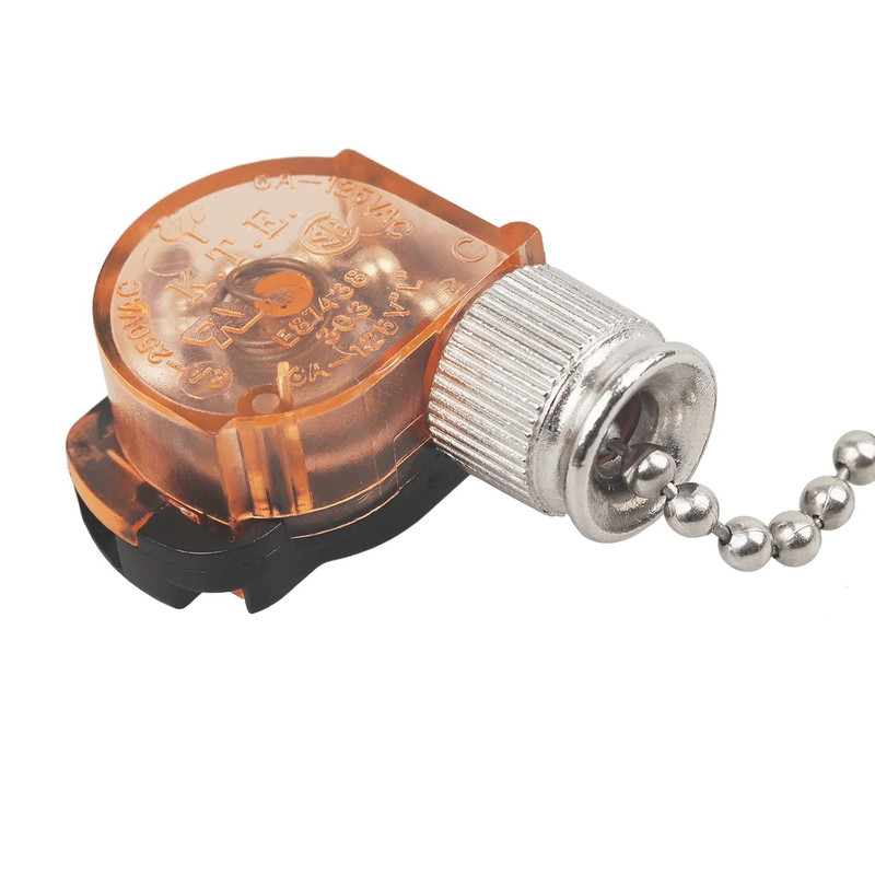 Ceiling Fan Light Switch E87438 Lamp Switch with 11 Beaded Pull Chain... gallery