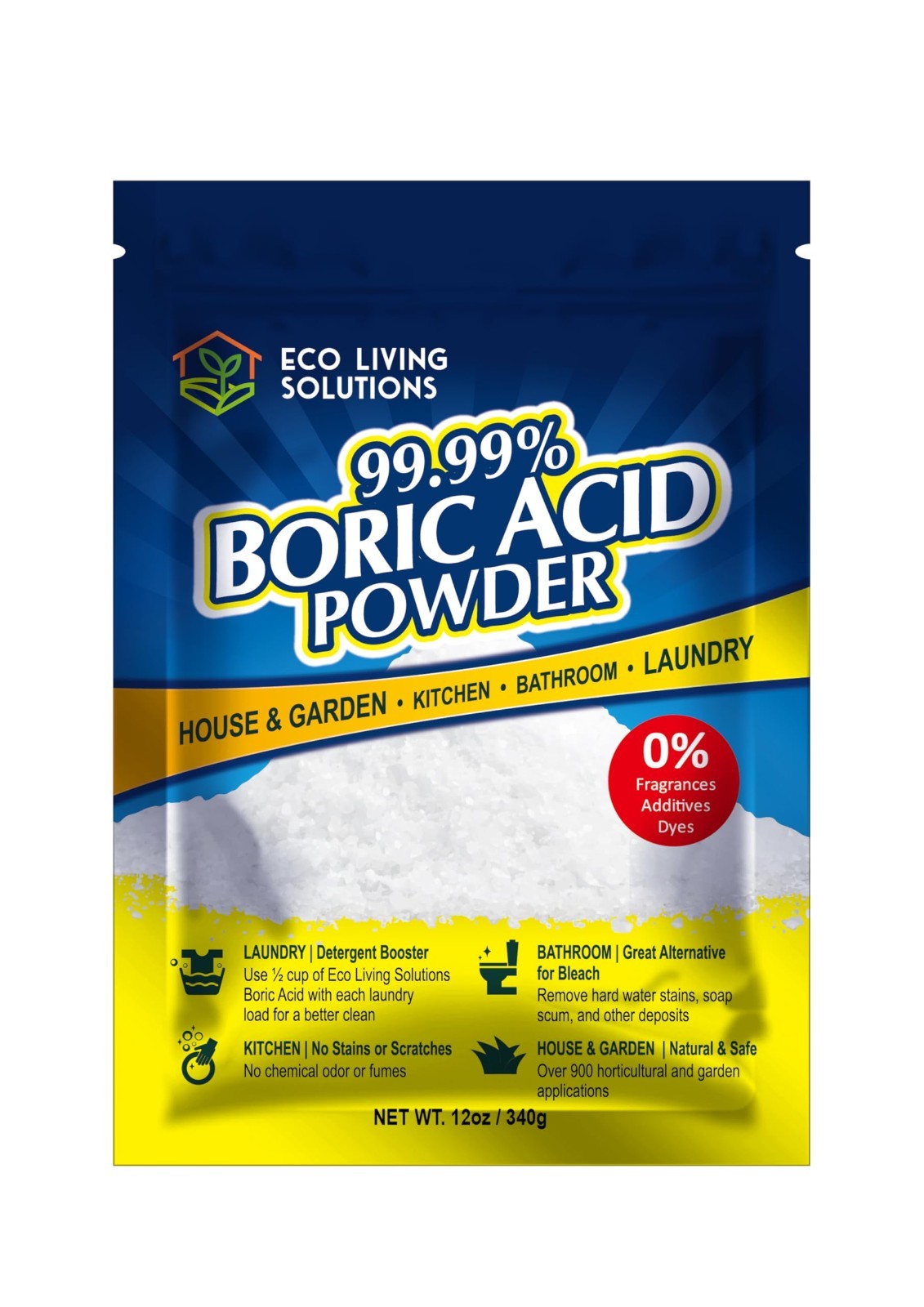 99.99% Boric Acid Powder | Horticultural Garden Application | Multipurpose Clean gallery