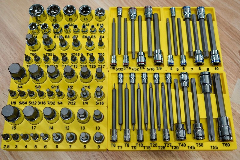 Harbor Freight Quinn Master Bit Socket Set Organizer – 7-Bin System gallery