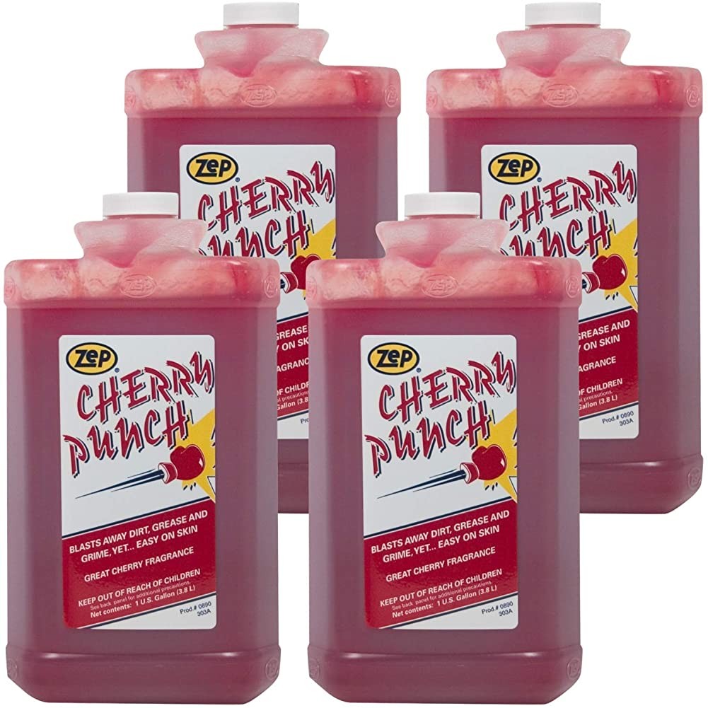 Zep Cherry Punch Industrial Hand Cleaner - 1 Gallon (Case of 4) 89024 - Heavy gallery