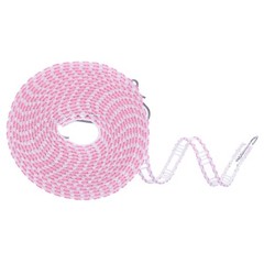 Windproof Clothesline, 5M 16.4ft Plastic Non-Slip Clothes Drying Rope, Pink