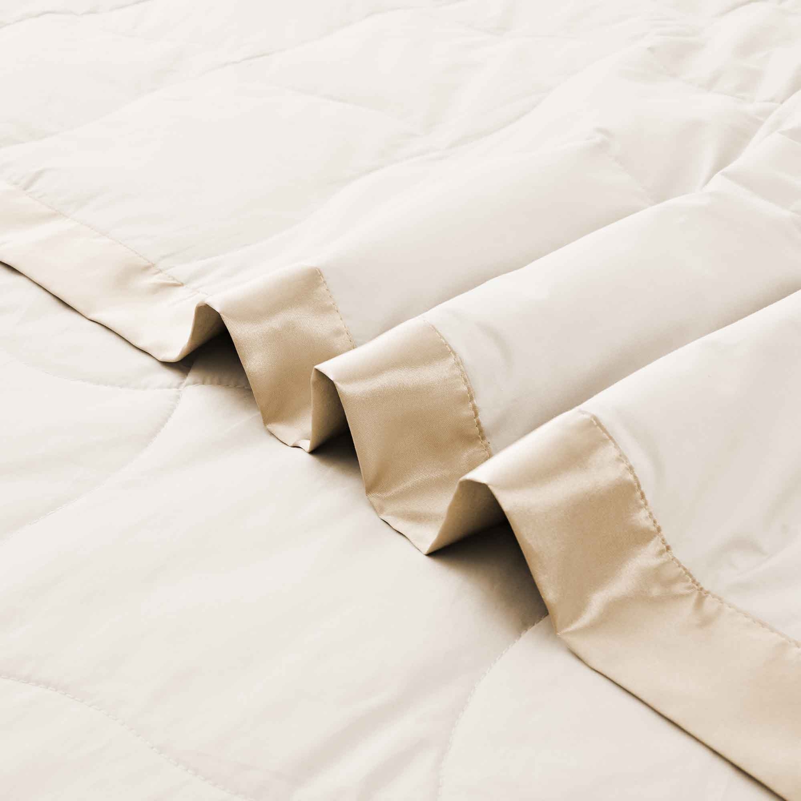 Satin Edge Oversized Goose Down Blend Blanket, King or Queen Bed Blanket gallery