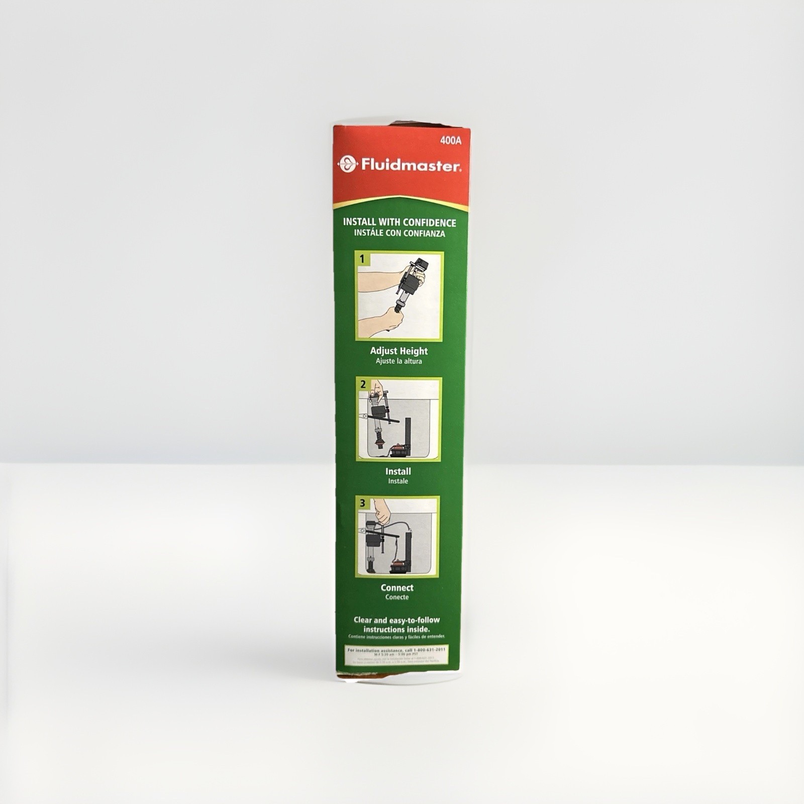 Fluidmaster 400A Anti- Siphon Universal Toilet Tank Fill Valve,Black NEW gallery
