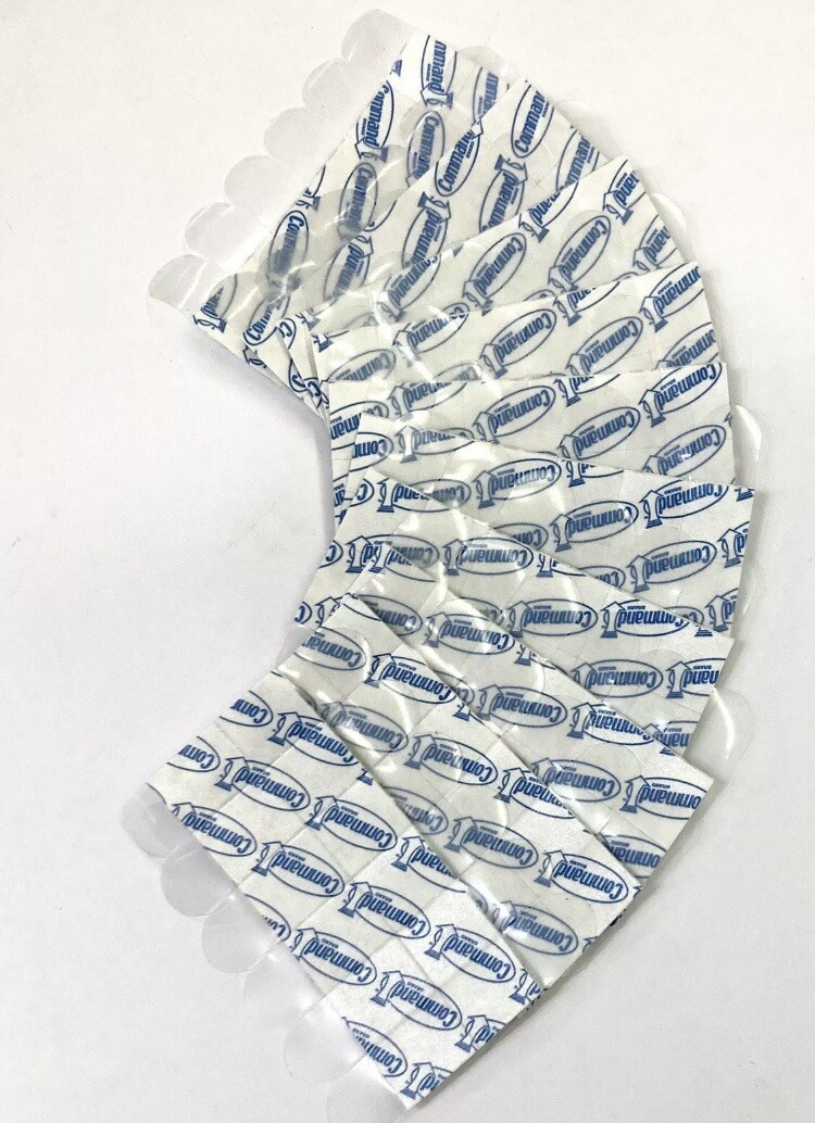 3M Command Strips 17020CLR Mini Gemini Clear Bulk Lot of 120 Refills gallery