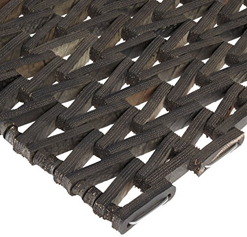 Durable Durite Recycled Tire-Link Outdoor Entrance Mat Herringbone Weave 17 x gallery