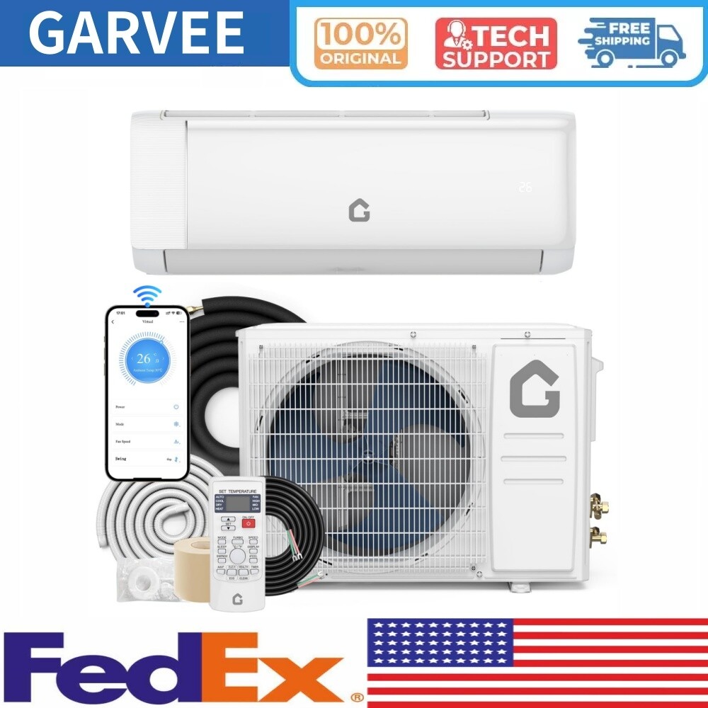 12000BTU 110V Mini Split Air Conditioner SEER 22 Inverter AC System with WiFi gallery