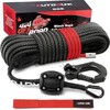 Synthetic Winch Rope - 1/4" x 50ft 10,000LBS Winch Line 1/4" winch rope Black gallery