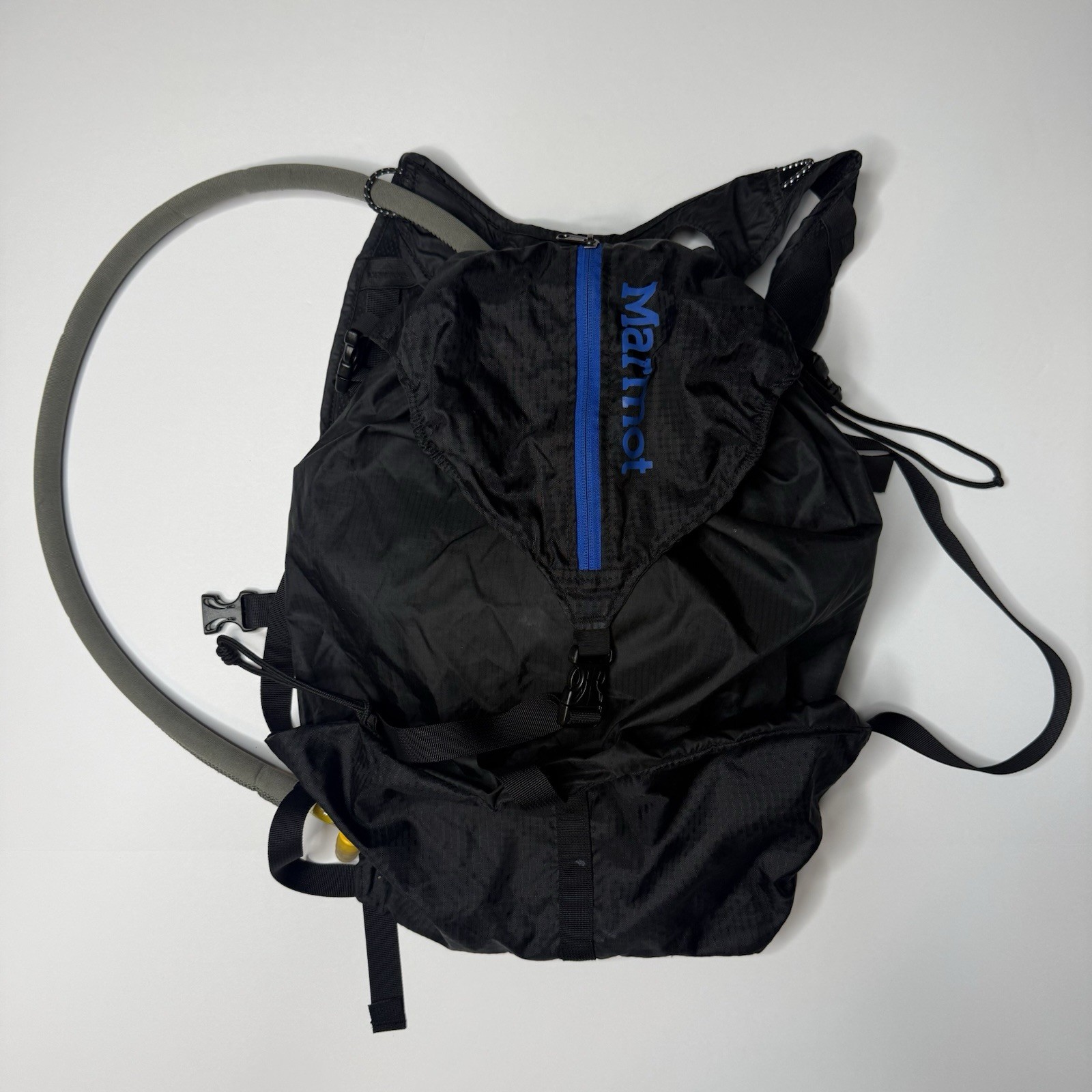 Marmot Kompressor Hydration Day Backpack Black Blue Lightweight Packable Hiking