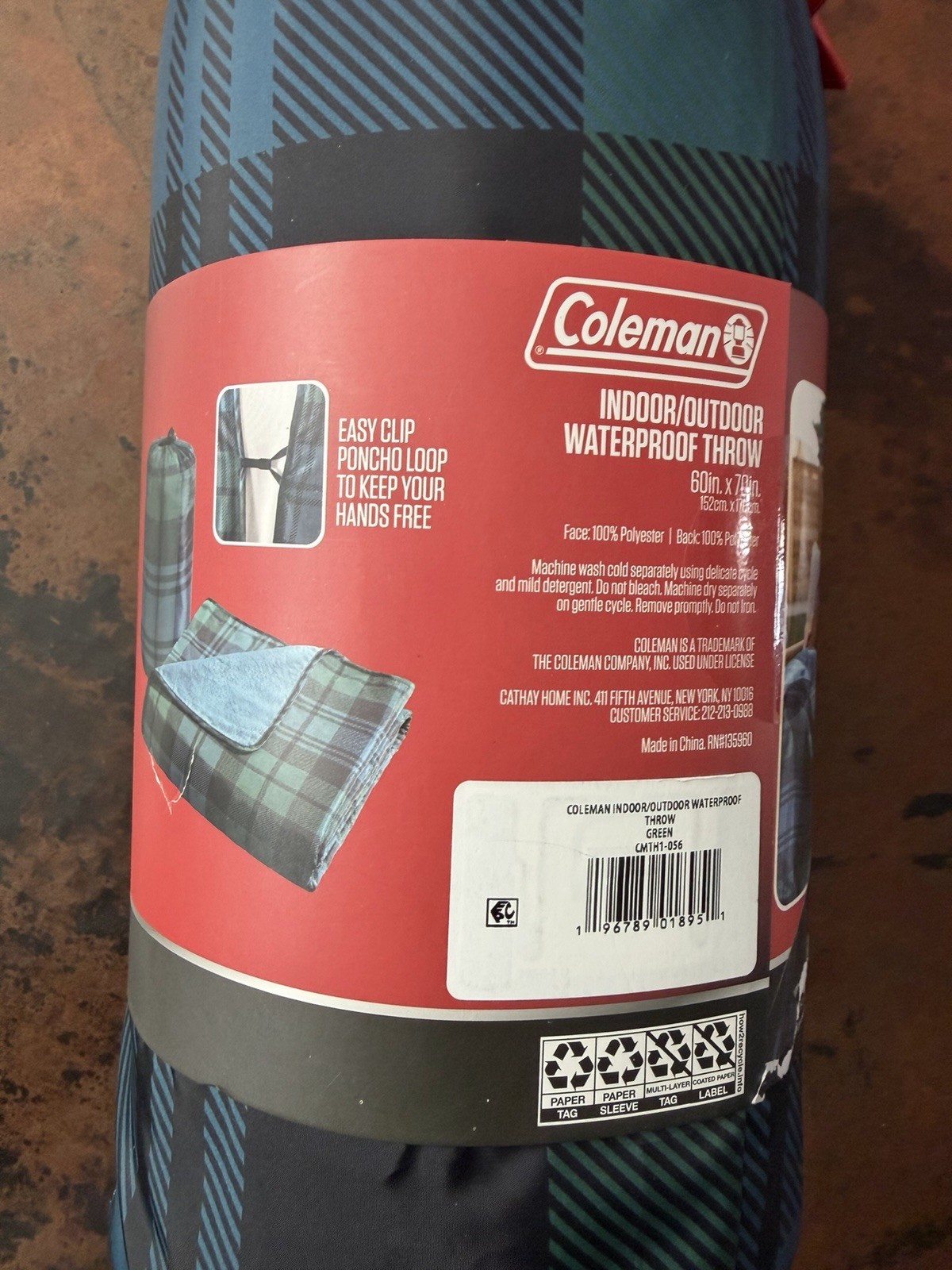 Coleman Indoor and Outdoor Waterproof Adult Throw 60x70inch gallery