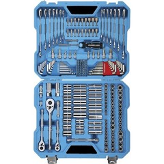 Channellock 225pc Pro Mechanic Tool Set SAE Metric Ratchet Wrenches 1/4 3/8 1/2