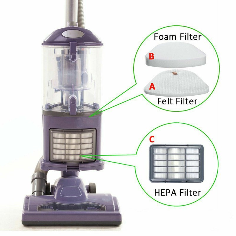 HEPA Filter & Foam Filter Sets For Shark Navigator Lift-away NV350 NV351 NV355 gallery