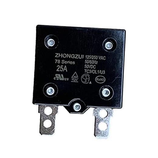 1Pcs 25A 125/250Vac 50Vdc Automatic Reset Relay Thermal Switch Circuit gallery