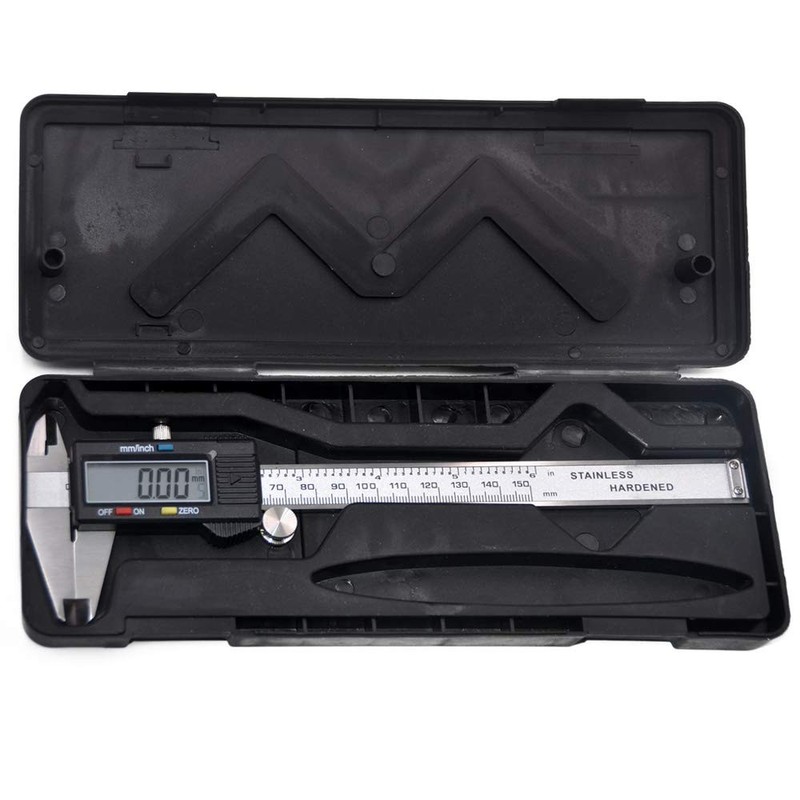 0-6 Inches Electronic Digital Caliper Stainless Steel Body Large LCD gallery
