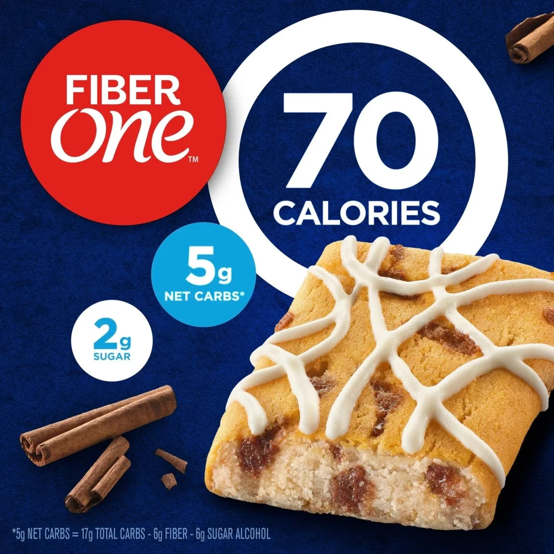 (PK2) Fiber One 70 Calorie Soft Baked Bars,Cinnamon Coffee Cake, Mega Pack,18 Ct gallery