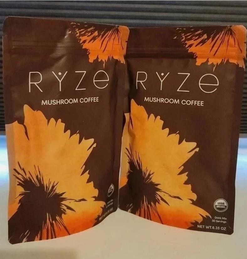 (2 Pack ) Organic Mushroom Coffee * USDA Coffee -30 Servings -Free Shipping gallery