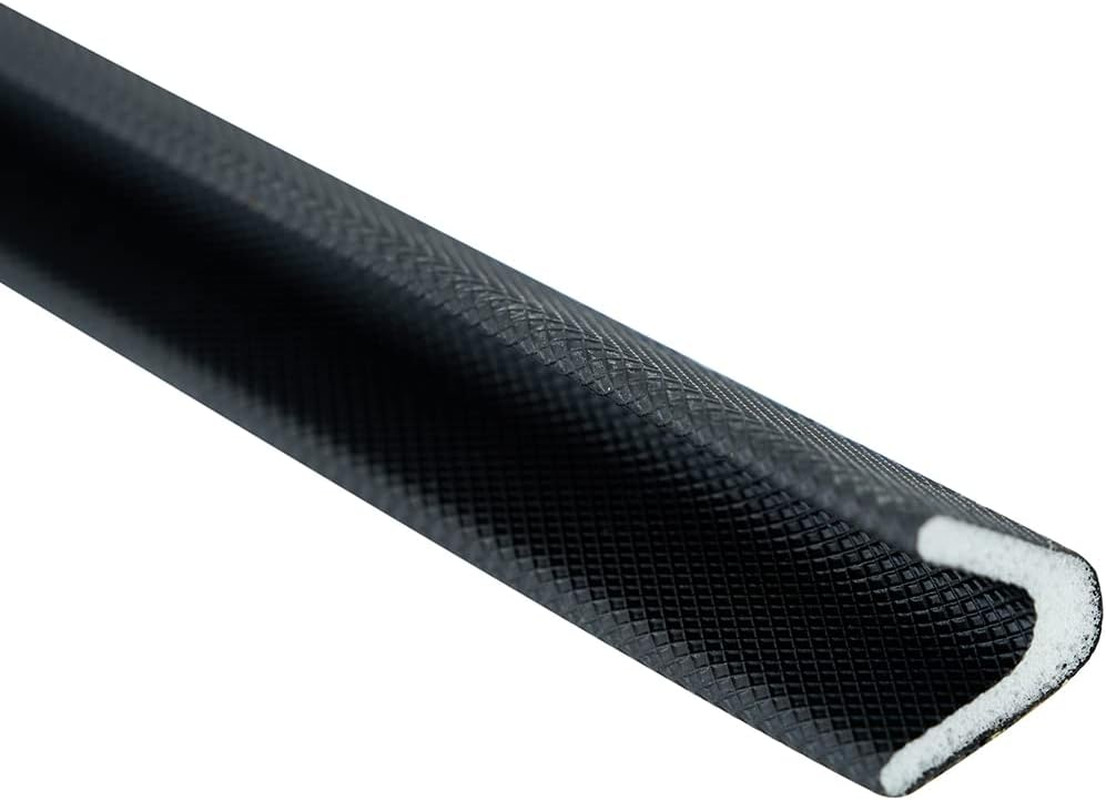 Adhesive V Shape Weatherstrip 26 Ft Foam Door Seal Insulation Gap Filler Black gallery