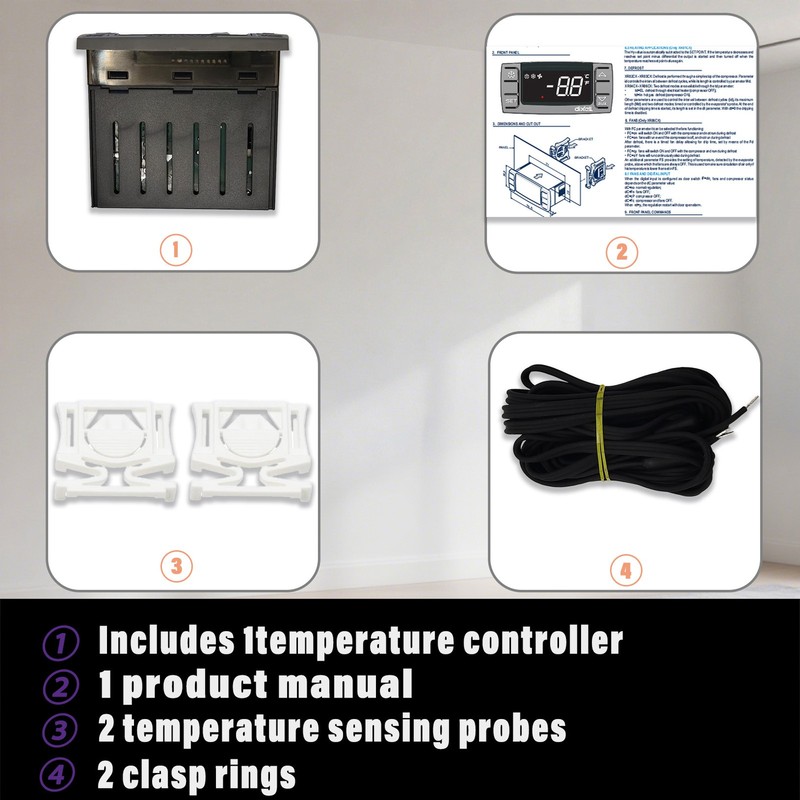 For Dixell Temperature Controllers, XR02CX-4N1F1 Digital Thermostat gallery