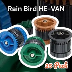 25 Pack Rain Bird HE VAN Variable Arc Spray Nozzles 6′-15′ High Efficiency