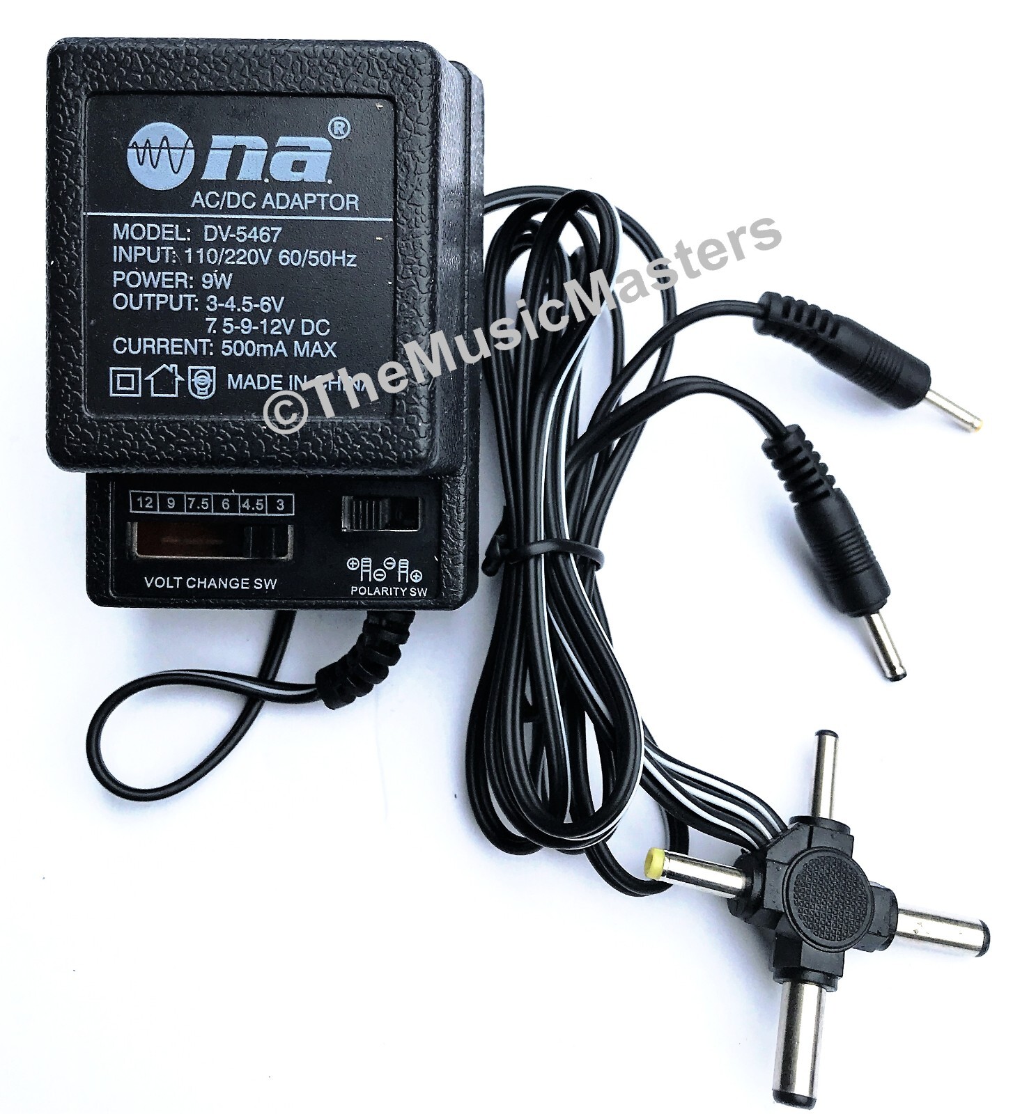 Universal AC to DC Power Supply Wall Plug Adapter 3V 4.5V 6V 7.5V 9V 12V 500mA gallery