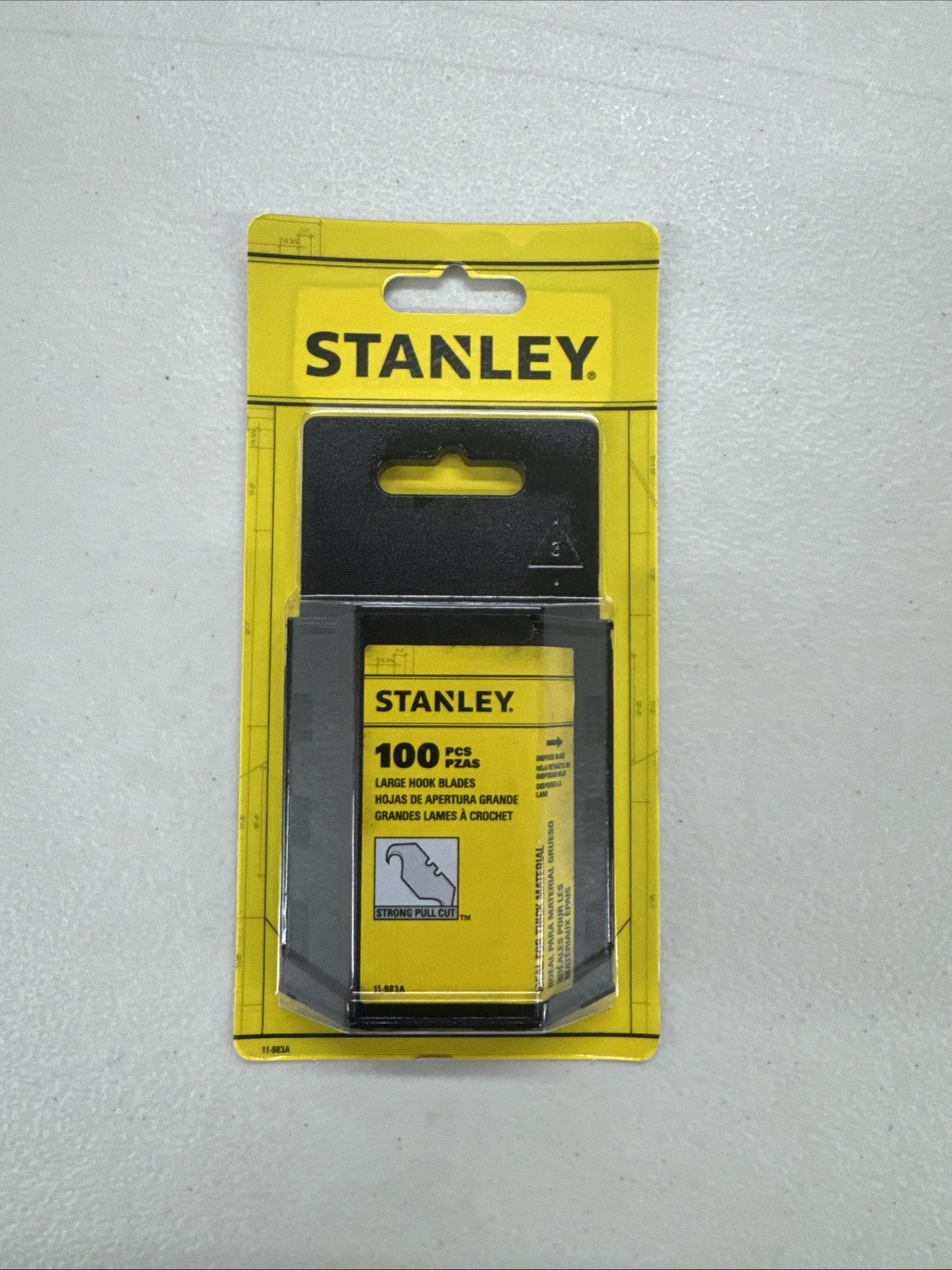 - Stanley 11-983A Large Hook Utility Blades 100 Pack – Heavy Duty Replacement gallery