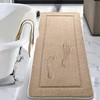 Luminous Non Slip Bathroom Rugs Runner 24 x 60 Inch Extra Soft and Comfy Bath... gallery