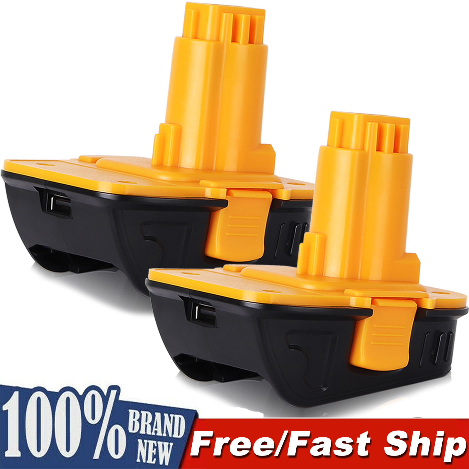 2x Adapter Converter For DEWALT DCA1820 18Volt to 20V Max Lit-ion Battery Tool gallery