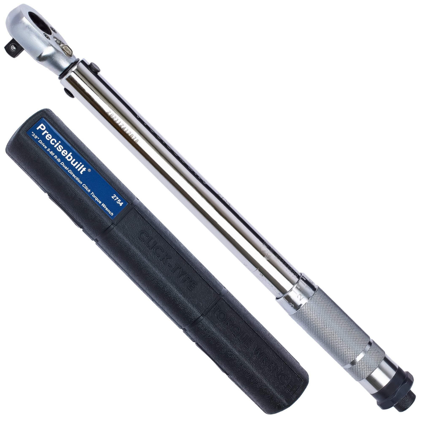 Precisebuilt 3/8" Drive 5-80 ft-lb (kg-m) Dual-Direction Click Torque Wrench gallery