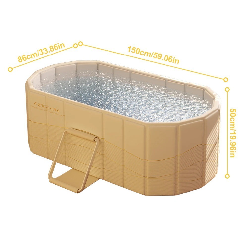 Foldable Portable Hot Tub with Dual Drainage gallery