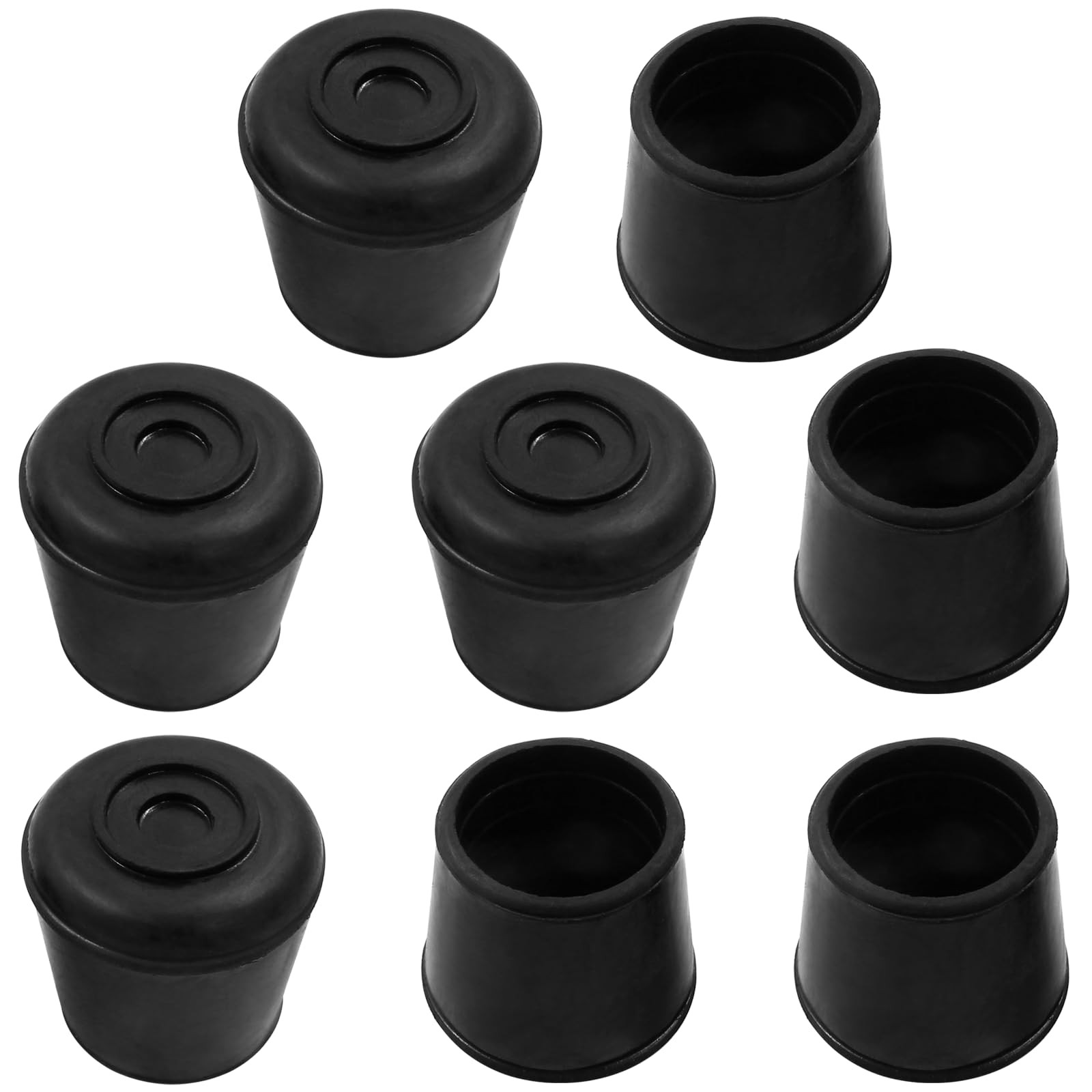 8Pcs 1-1/8 Inch (28mm) Chair Leg Tips Caps, Round Rubber Non-Slip Folding Chair gallery