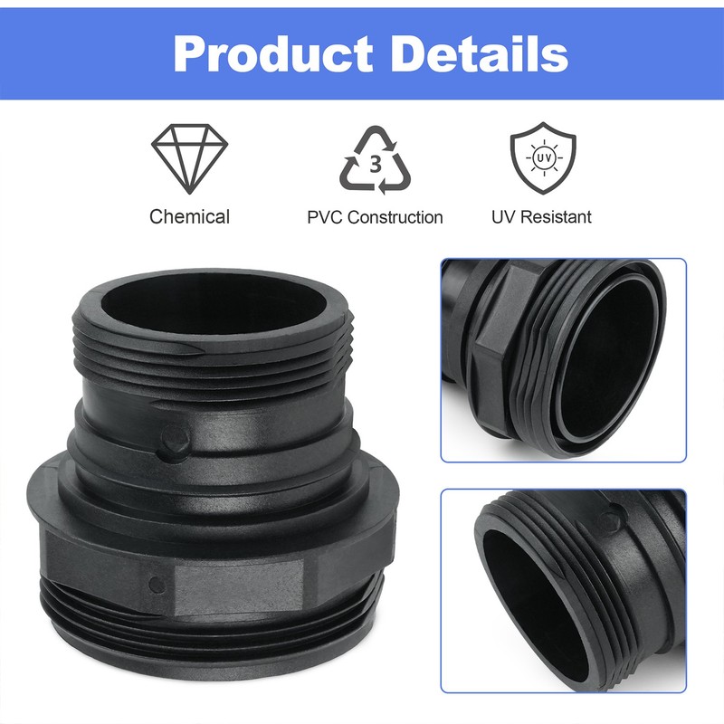 Replacement Bulkhead Fitting 2 X 2-1/2" CX3035F for Hayward SwimClear C2030 gallery
