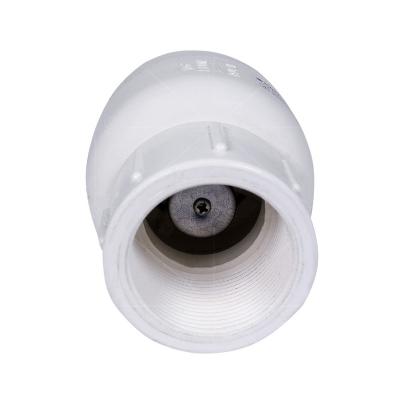 FIP White Plastic PVC Inline Check Valve for Backflow Prevention 1/4'' To 3/4'' gallery