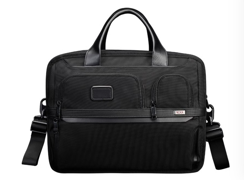Tumi Alpha Compact Large Screen Briefcase Laptop Bag Ballistic $400 NEW