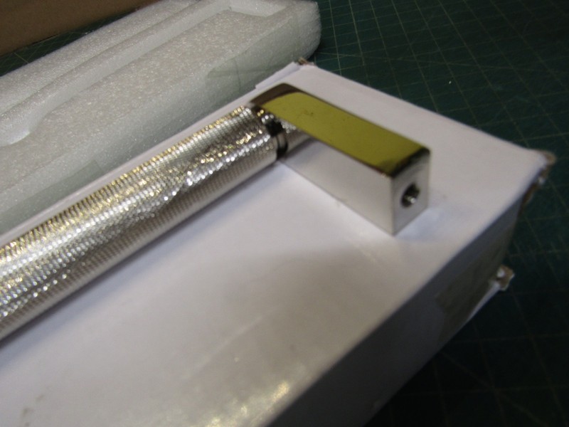 1 – Restoration Hardware Lambeth Knurled 18 inch Pull Polished Nickel NEW in Box gallery