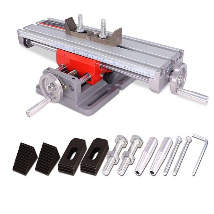 X Y Axis Bench Cross Slide ViseTable Milling Drilling Fixture Worktable AB8301 gallery