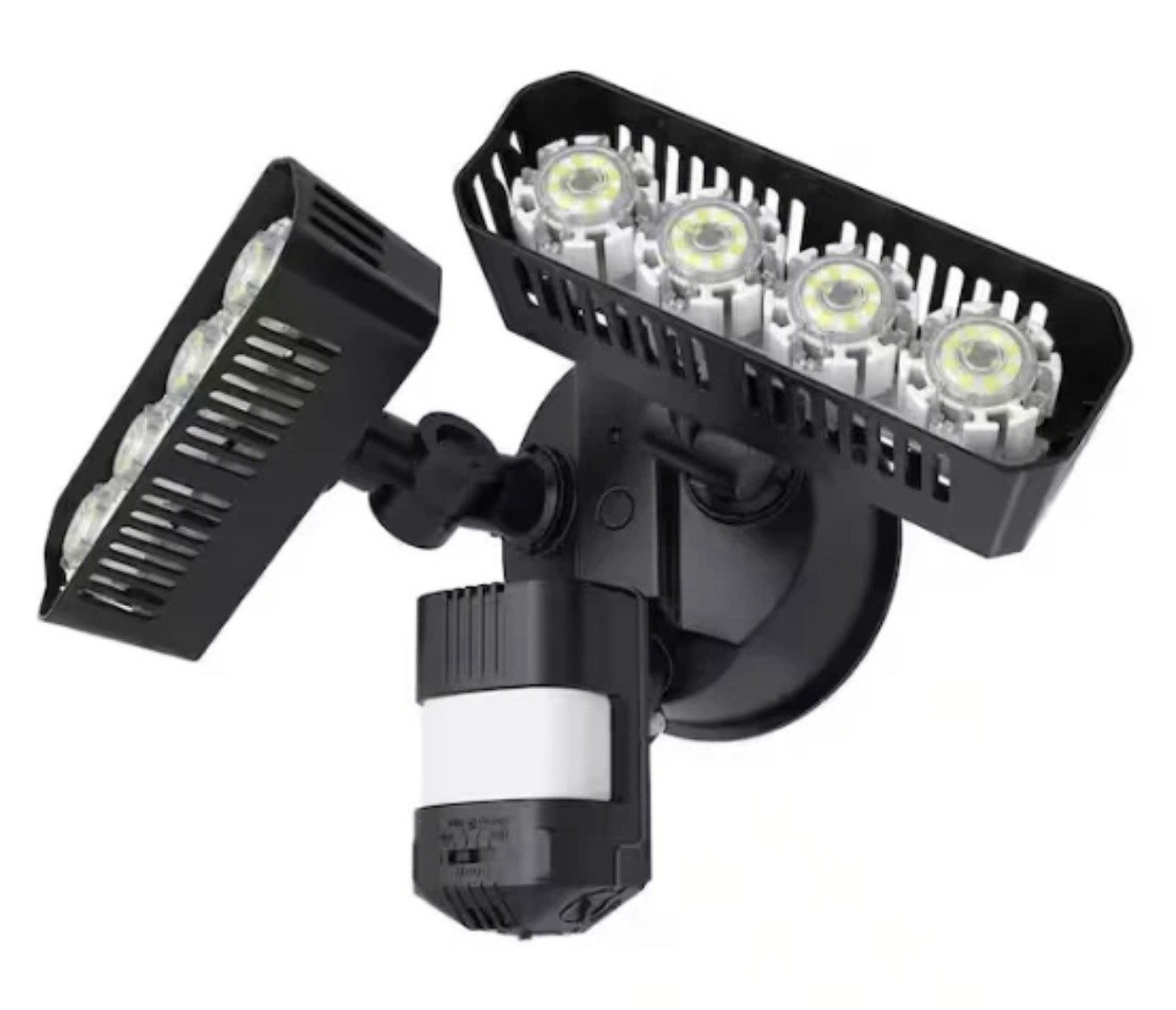 SANSI 36W 3600LM LED Motion Sensor Flood Light Dusk to Dawn Black Waterproof gallery