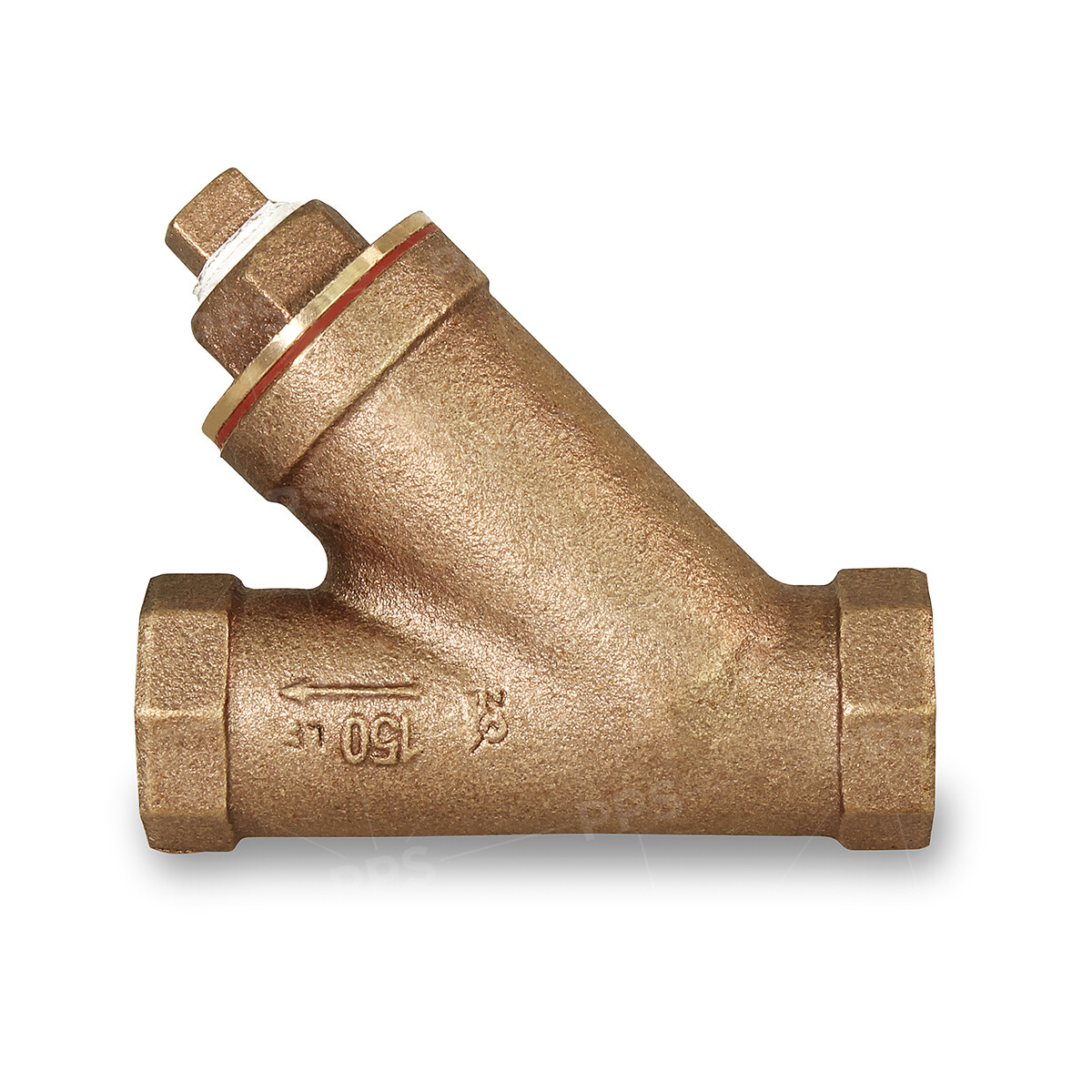 Midline Valve Y-Strainer Pipeline Filter Valve, FIP Connection Cast Brass (5 PK) gallery
