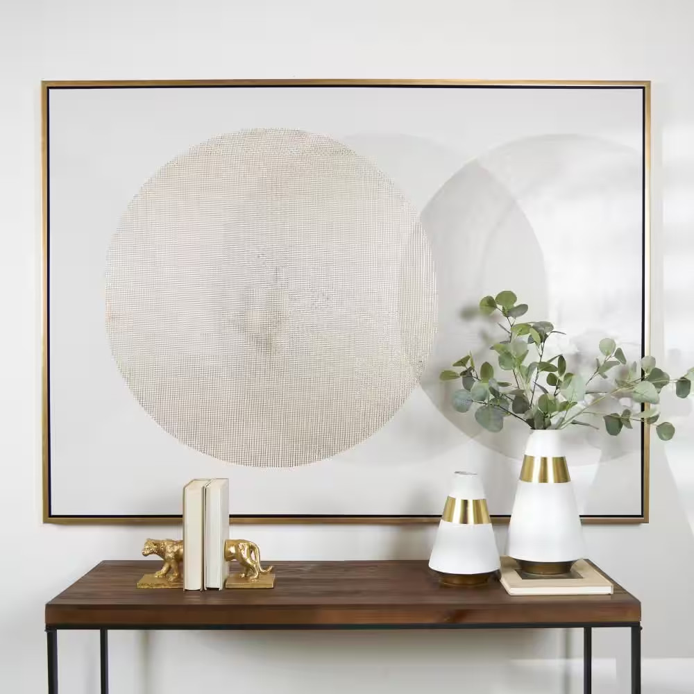 1- Panel Abstract Framed Wall Art 65 In. X 47 In. gallery