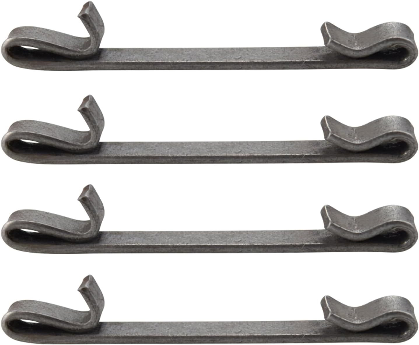 4 Pcs Early 2'' Double Loop Style Tool Box Drawer Slide Retaining Keeper Clips f gallery