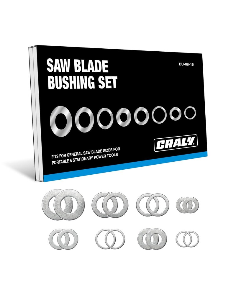 Saw Blade Bushing Set, Arbor Adapter Kit, Reduction Ring Combo, 30mm-5/8'', 2...