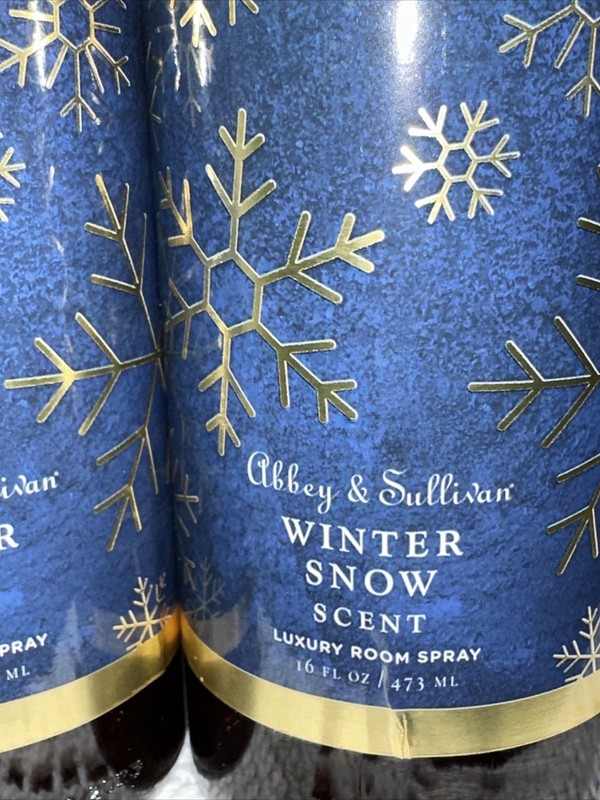 Abbey & Sullivan ❄️ WINTER SNOW ❄️ SCENT Luxury Room Spray 16fl.oz (2) gallery