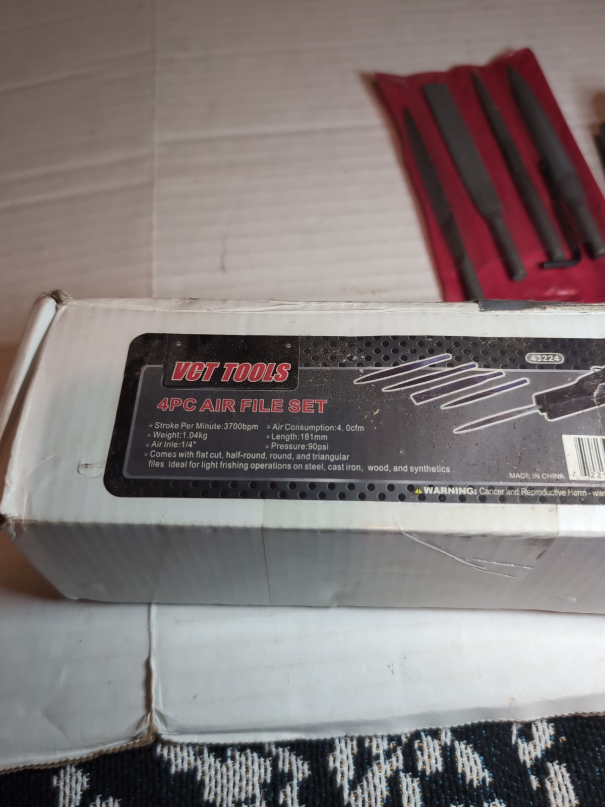 VCT Tools 4pc Air File Set with 4 Files gallery