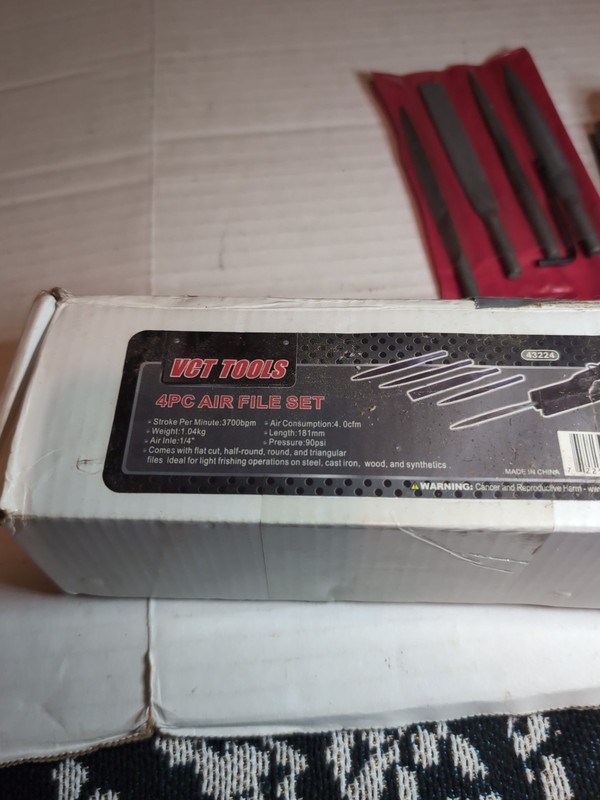 VCT Tools 4pc Air File Set with 4 Files gallery
